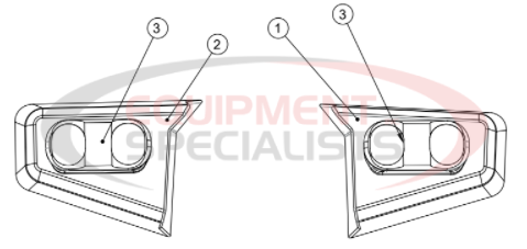 LED Rear Light Kit 2000-6000 AM/CM Diagram Breakdown Diagram