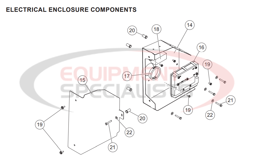 Western Tornado Serial 16201 201210 Electrical Enclosure Parts Diagram Breakdown Diagram