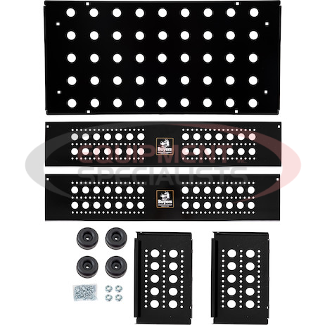 18x10x36 Gloss Black Multi-Purpose Storage Basket Kit