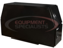 46X24X82 INCH FLAT FLOOR BLACK STEEL BACKPACK TRUCK BOX