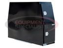 59X24X85 INCH FLAT FLOOR BLACK STEEL BACKPACK TRUCK BOX