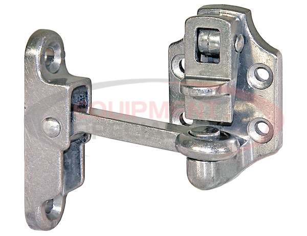 HEAVY-DUTY ALUMINUM DOOR HOLD BACK - 4 INCH HOOK AND KEEPER