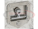 STAINLESS SINGLE POINT T-HANDLE LATCH WITH MOUNTING HOLES