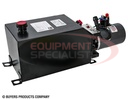 BUYERS 3-WAY DC POWER UNIT-ELECTRIC CONTROLS HORIZONTAL 3 GALLON STEEL RESERVOIR