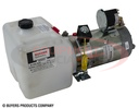 3-WAY DC POWER UNIT-ELECTRIC CONTROLS HORIZONTAL 0.75 GALLON POLY RESERVOIR