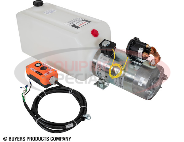 3-WAY DC POWER UNIT-ELECTRIC CONTROLS HORIZONTAL 1.5 GALLON POLY RESERVOIR