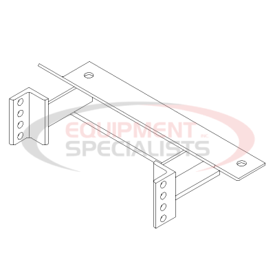 ANGLE BRKT, CHEVY 88-98 RT2/3 [WELD, BLK]