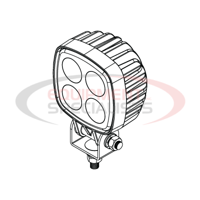 WORKLIGHT, SQUARE, LED, 12VDC