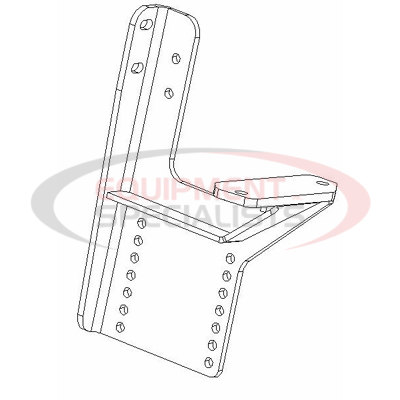 Boss LTA04465 03 PB SPT PLT DR F2 350 92 97 WELD BLK