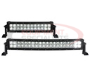 ULTRA BRIGHT DUAL ROW LED CLEAR CURVED COMBINATION SPOT-FLOOD LIGHT BAR