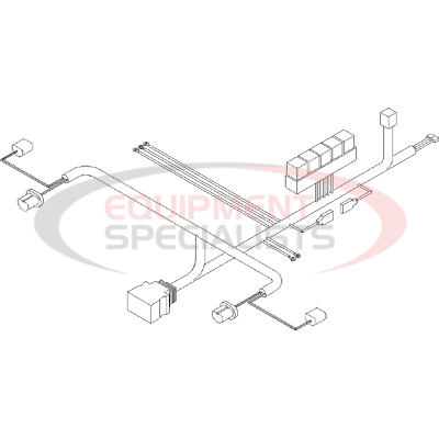 HARNESS-WIRING, 13PIN, VEH SIDE, 5-RELAY