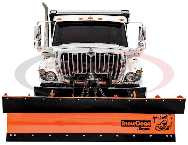 SnowDogg® FULL TRIP STEEL MUNICIPAL PLOW ASSEMBLY 11 FOOT X 36 INCH-DROP PIN