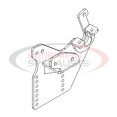 PB SPT PLT, DR, FORD F4/550 10, 08+ [BLK]