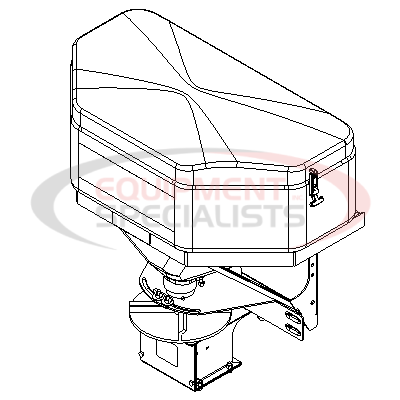 TAILGATE SPREADER ASM, 6 CU FT