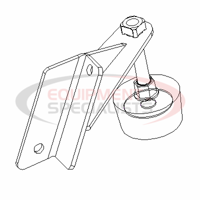 BUMPER BRKT W/HDW, PS, 6 CU FT, TGS