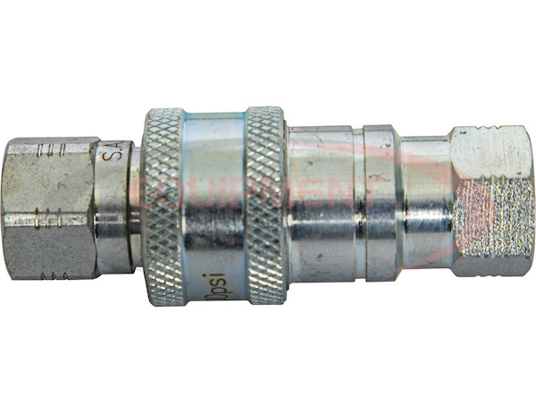 SAM 1/4 INCH HYDRAULIC COUPLER SIMILAR TO FISHER OEM: A1587 (BULK, 100 PER BOX)