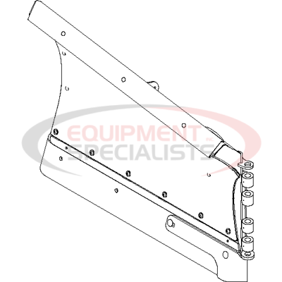 BLADE HALF W/EDGE, RT3, RH, 8'2, POLY DXT