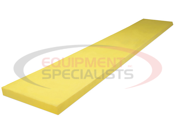 SAM CUTTING EDGE 1-1/2 X 8 X 108 INCH - YELLOW POLYURETHANE - NO HOLES