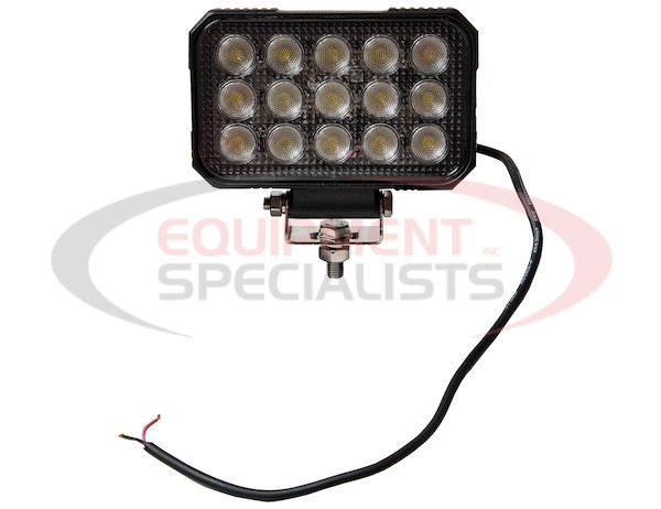 6 INCH ULTRA BRIGHT RECTANGULAR LED CLEAR FLOOD LIGHT