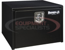 18X18X48 INCH BLACK STEEL UNDERBODY TRUCK BOX