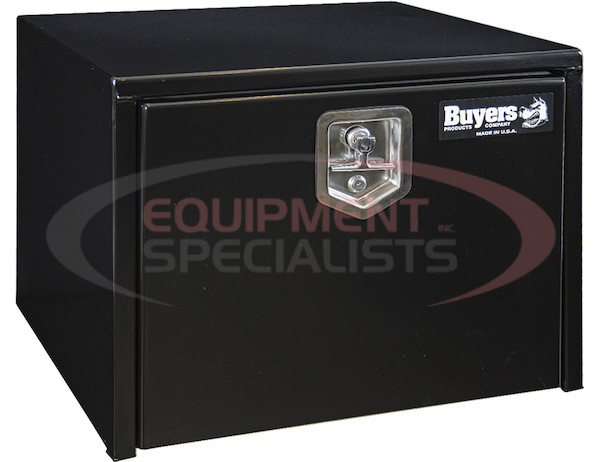 18X18X66 INCH BLACK STEEL UNDERBODY TRUCK BOX