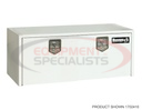 14X16X36 INCH WHITE STEEL UNDERBODY TRUCK BOX