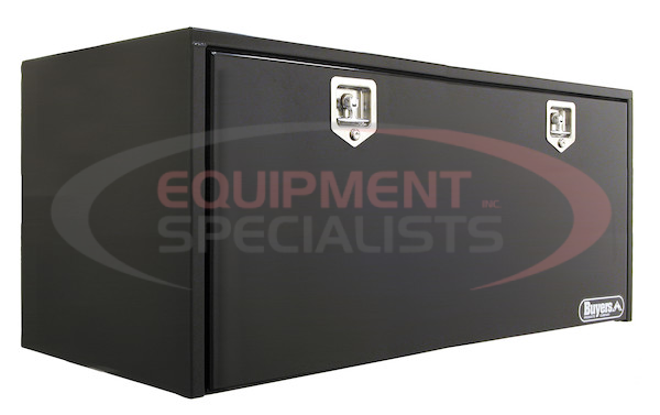 24X24X60 INCH BLACK STEEL UNDERBODY TRUCK BOX