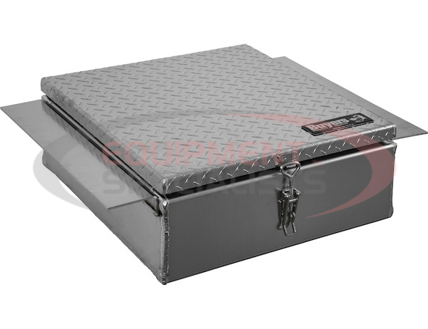 9X22X30 INCH HEAVY DUTY DIAMOND TREAD ALUMINUM BETWEEN-THE-FRAME TRUCK BOX