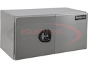 24X24X48 INCH SMOOTH ALUMINUM UNDERBODY TRUCK BOX WITH BARN DOOR