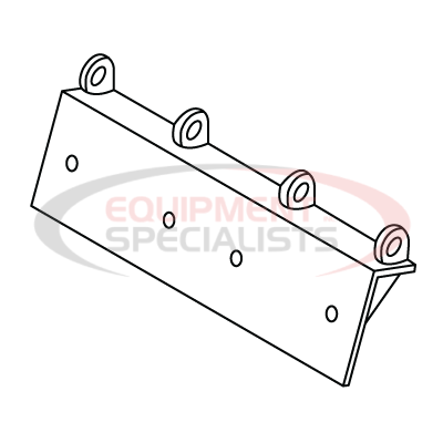 BASE ANGLE ASM, 14' LOADER, BXP [WELD, BLK]