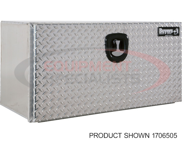 18X18X24 XD SMOOTH ALUMINUM UNDERBODY TRUCK BOX WITH DIAMOND TREAD DOOR