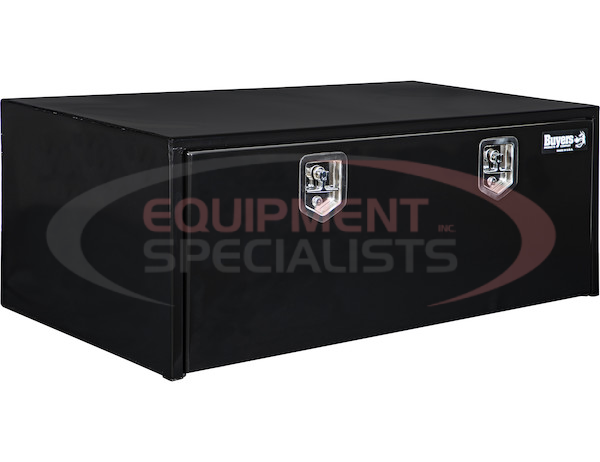 18X24X48 INCH BLACK STEEL UNDERBODY TRUCK BOX