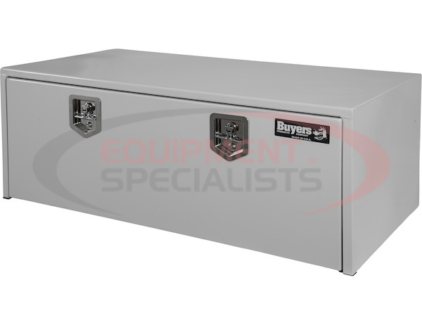 18X24X48 INCH WHITE STEEL UNDERBODY TRUCK BOX