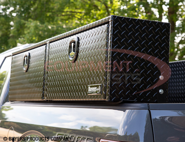 16X13X72 INCH BLACK DIAMOND TREAD ALUMINUM TOPSIDER TRUCK BOX