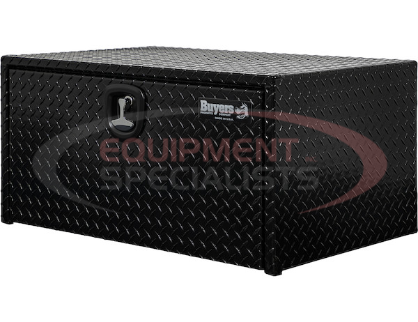 18X24X36 INCH BLACK DIAMOND TREAD ALUMINUM UNDERBODY TRUCK BOX