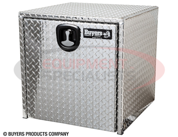 18X18X30 INCH DIAMOND TREAD ALUMINUM UNDERBODY TRUCK BOX WITH 3-PT. LATCH