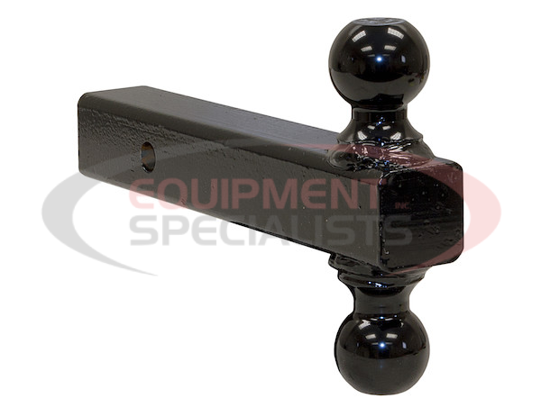 DOUBLE-BALL HITCH SOLID SHANK WITH BLACK BALLS (2 IN., 2-5/16 IN.)