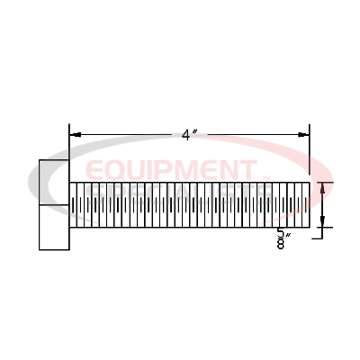 SCREW-HHCS, 5/8-11X4, GR5, YZN