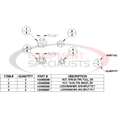 KIT-SOLENOID HARDWARE