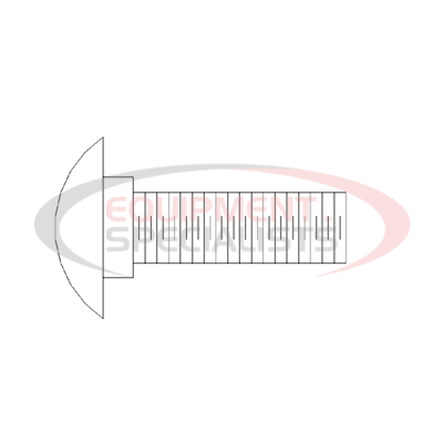 BOLT, CARRIAGE, 3/8-16X1-1/4, GR5, YZN