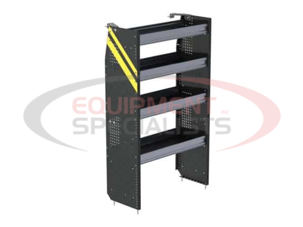 STEEL SHELVING UNIT FOR HIGH ROOF VAN, 14&quot; X 62&quot; X 36&quot;