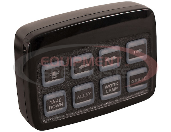 BLACK PRE-WIRED 7-FUNCTION PANEL MULTI-FUNCTION PROGRAMMABLE