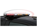 60 INCH MODULAR LIGHT BAR (14 AMBER MODULES, 2 RED STOP/TURN/TAIL, TRAFFIC ADVISER)