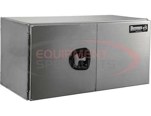 (Buyers) [1705395] 18X18X18 INCH XD SMOOTH ALUMINUM UNDERBODY TRUCK BOX WITH BARN DOOR - SINGLE BARN DOOR, COMPRESSION LATCH