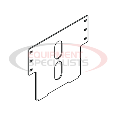 PLATE, REAR, CHASSIS, SR, SS, 0.188