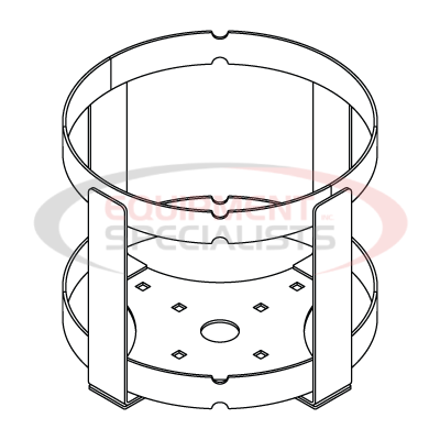 (Boss) [143-0838-03] BUCKET, HOLDER, SR [WELD] [BLACK]