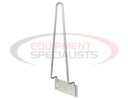 VERTICAL MOUNT TRAFFIC CONE HOLDERS SILVER POWDER COAT