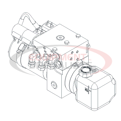 (Boss) [HYD13620] POWER UNIT, STB, ATV/UTV