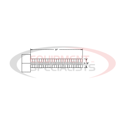 BOLT, 3/8-16X2 GR5 PLT SELFTAP