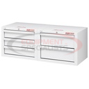 SECURE STORAGE MODULE KIT - FIVE (5) DRAWER, 42IN X 17IN X 16IN